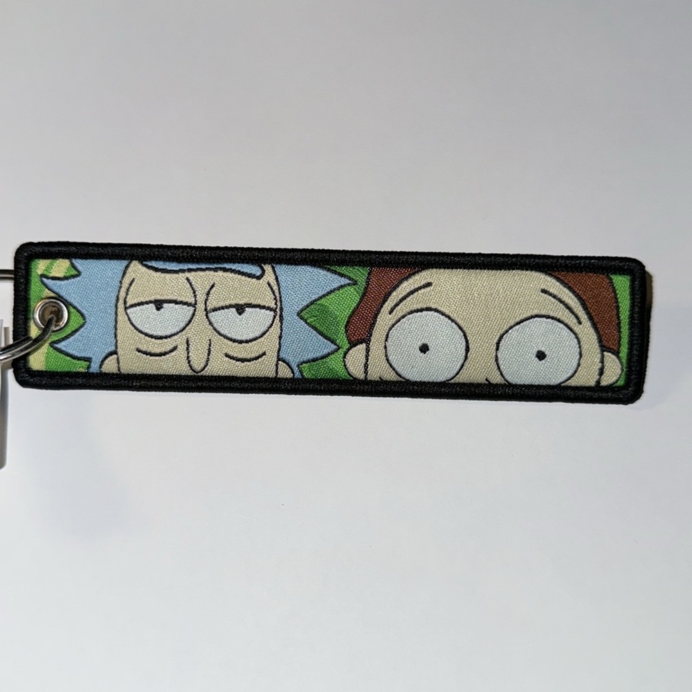Rick & Morty Keychain Tag - Picture 2 of 2